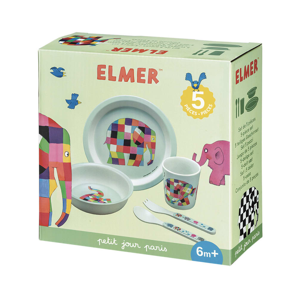 Coffret repas Elmer (5 pièces) - Maisons du Monde