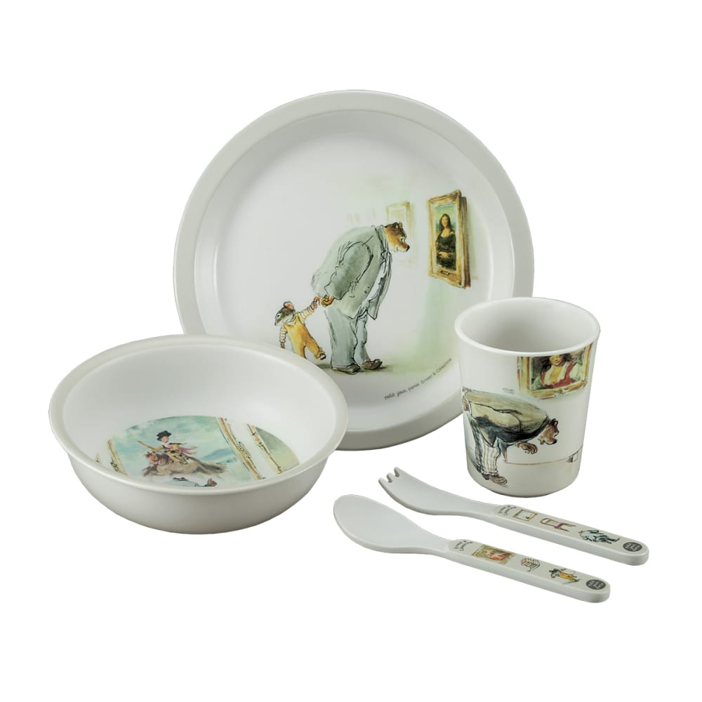 Petit Jour Paris Coffret cadeau 5 pièces gris bébé Multicolore Pvc - Poly Chlorure De Vinyle - 27x23x21cm