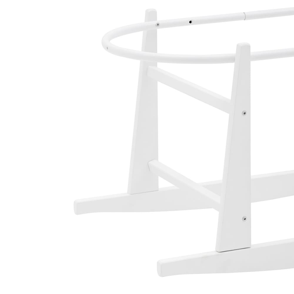 Portamoisés madera balancín bebé blanco 46.5x86x48.5 cm - Maisons du Monde