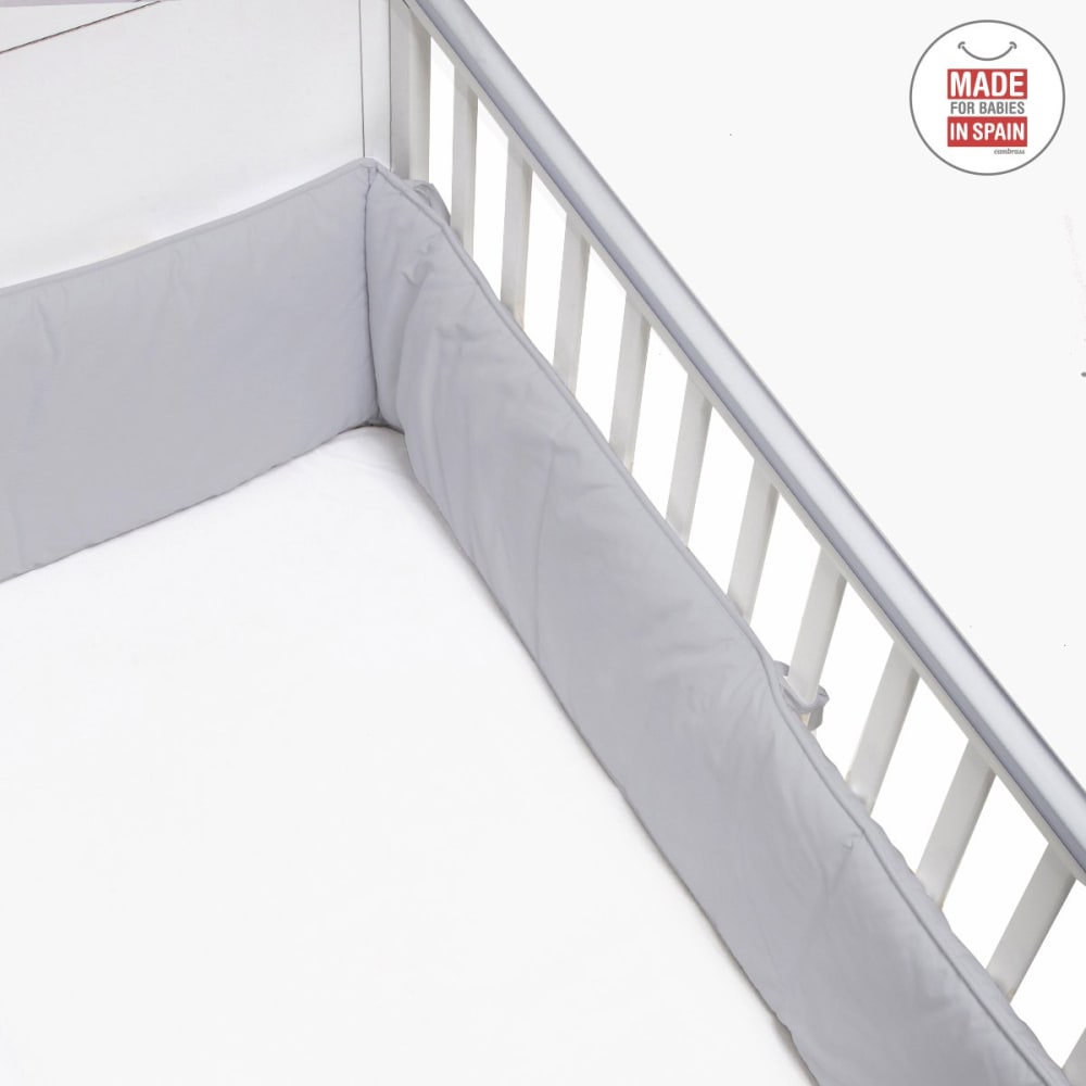Protector de cuna gris 360x30x3 cm - Maisons du Monde