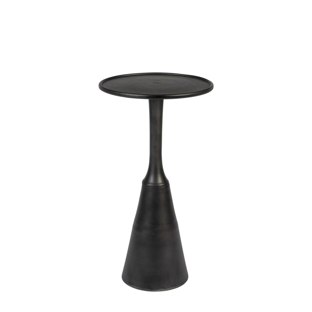 Table d'appoint en aluminum noir