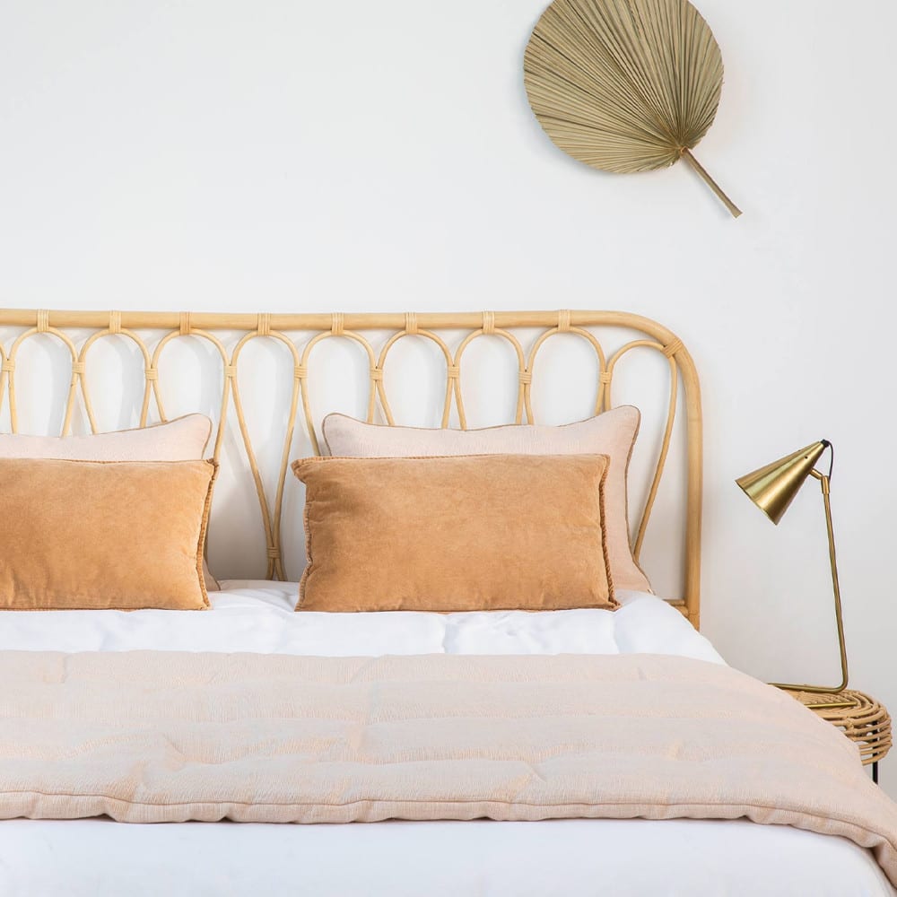 Tête de lit en rotin 148cm - Naturel