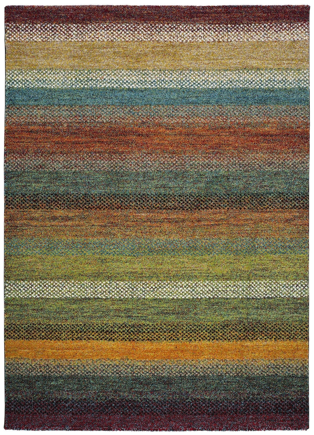 Alfombra abstracta multicolor 120x170 cm