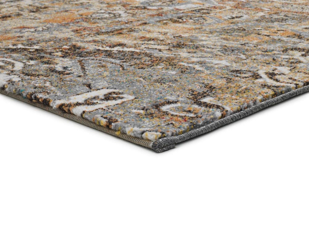 Tapis abstrait rouille/beige/gris 80x150 cm — vue 4