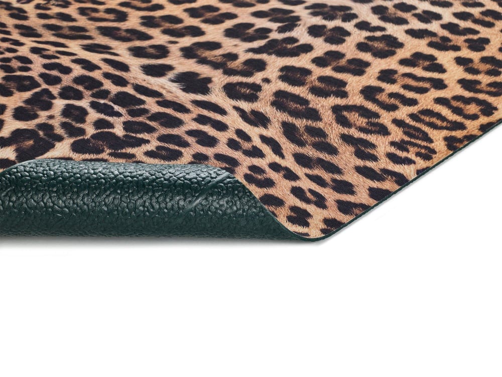 Tapis de cuisine lavable animal print jaune/noir 52x200 cm — vue 4