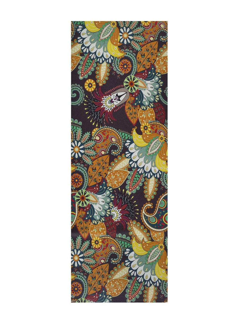 Atticgo Vinyl-Küchenteppich, Böhmische Muster, mehrfarbig, 52x200 cm style modern - Pes - Polyester