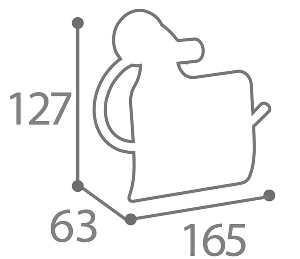 Dérouleur papier toilette — vue 3