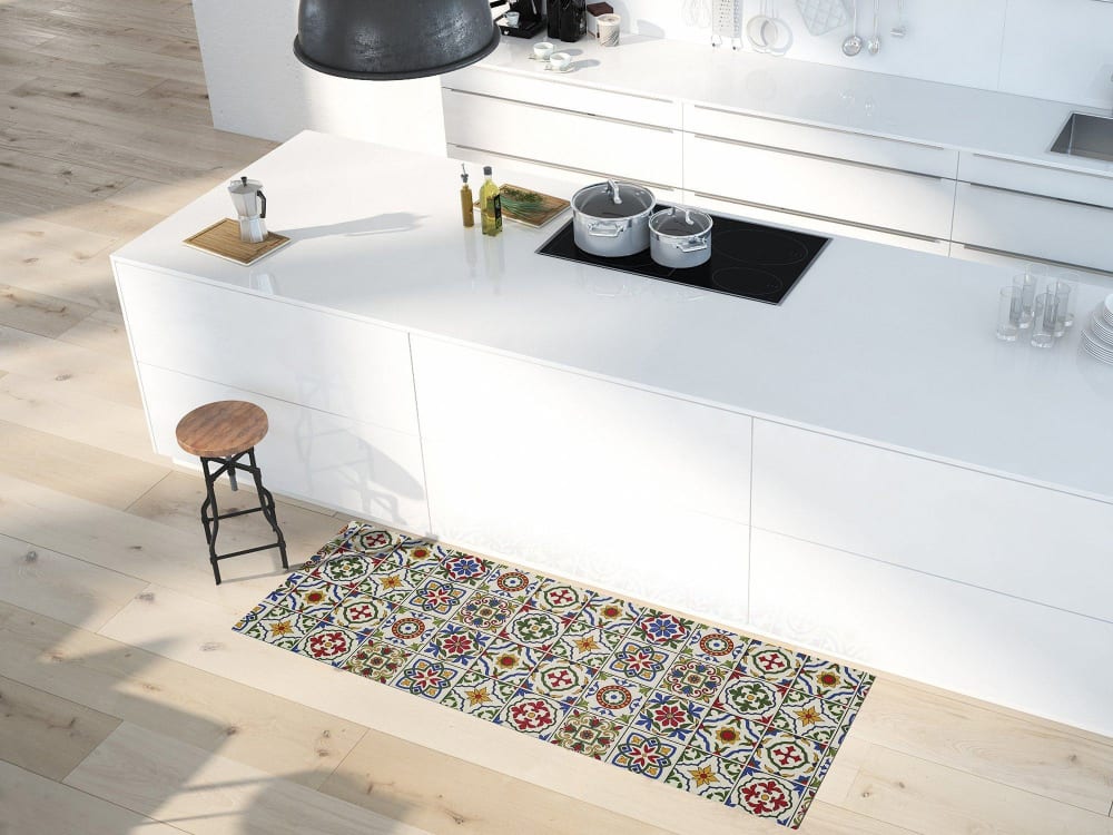Tapis de cuisine lavable bohème multicolore 52x100 cm — vue 3