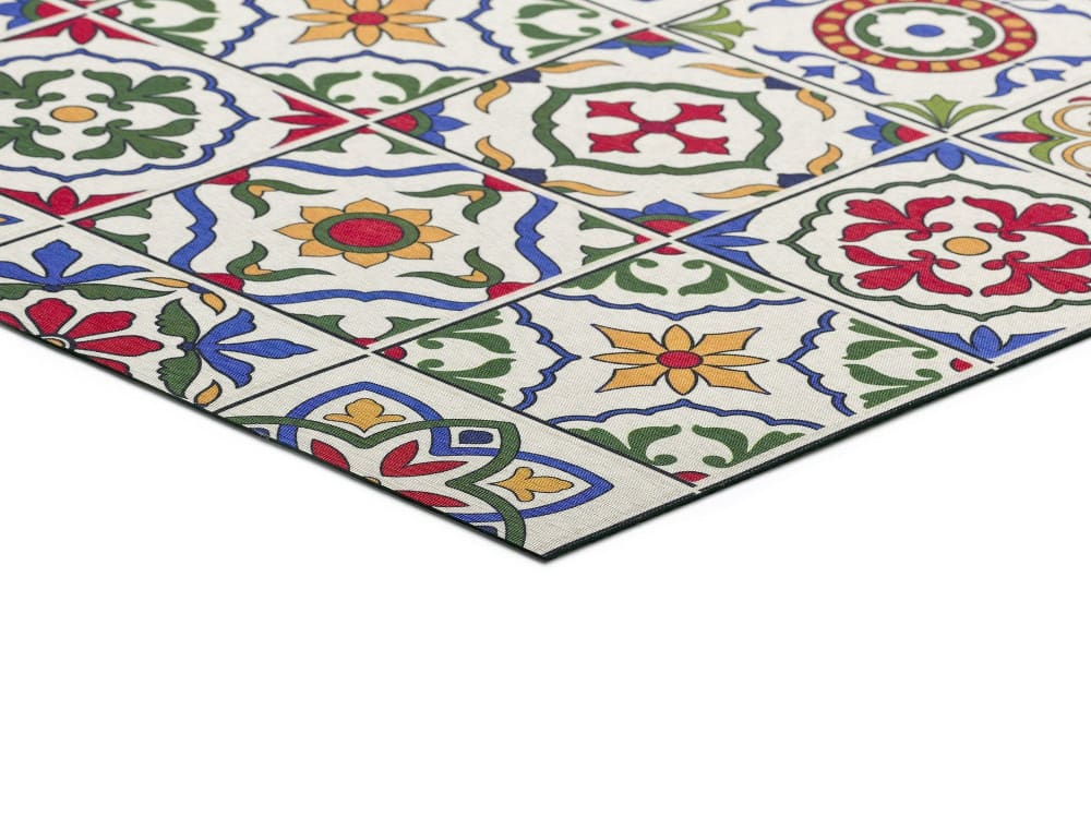 Tapis de cuisine lavable bohème multicolore 52x100 cm — vue 4