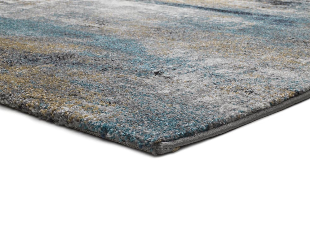 Tapis abstrait bleu/gris 120x170 cm — vue 4