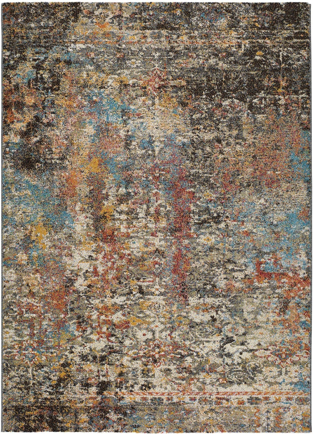 Atticgo Kurzflorteppich, Vintage, mehrfarbig, 120x170 cm style modern Öko-Tex Zertifikat - Pp - Polypropylen