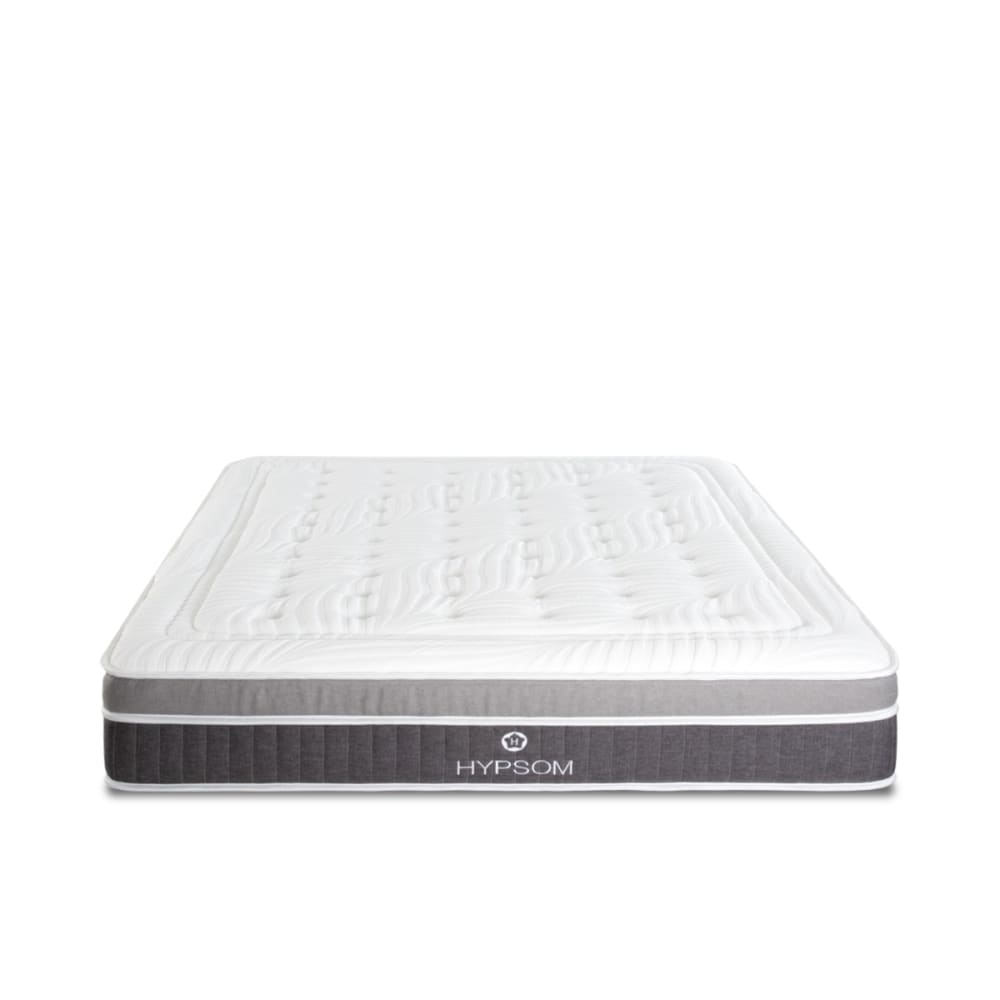 Bellecour Matelas mémoire 160x200 style classique chic Blanc Certifié Oeko-Tex Tissu