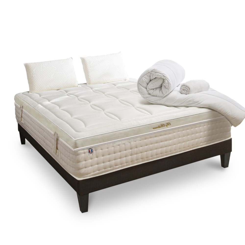 Pack    Matelas + Sommier + Accessoires 180x200 cm