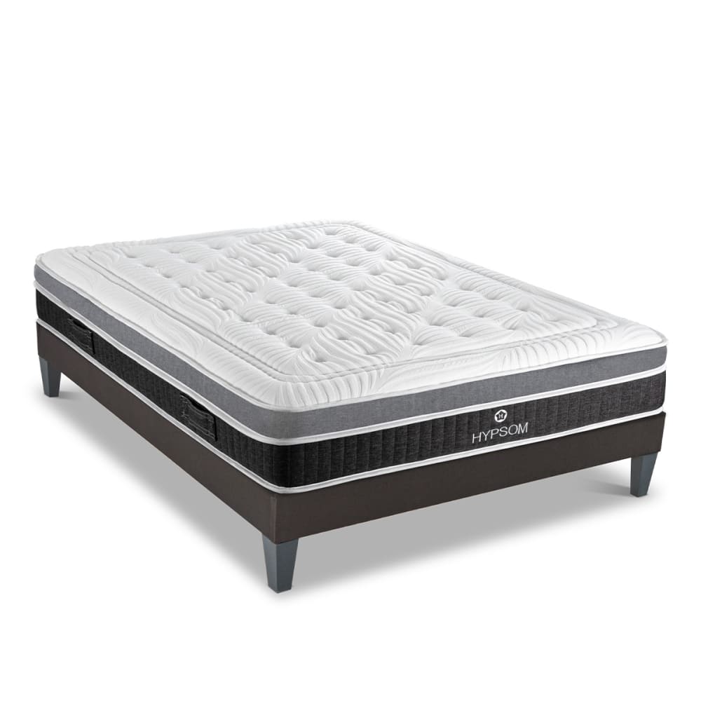 Ensemble    Matelas + Sommier Bois 140x190 cm