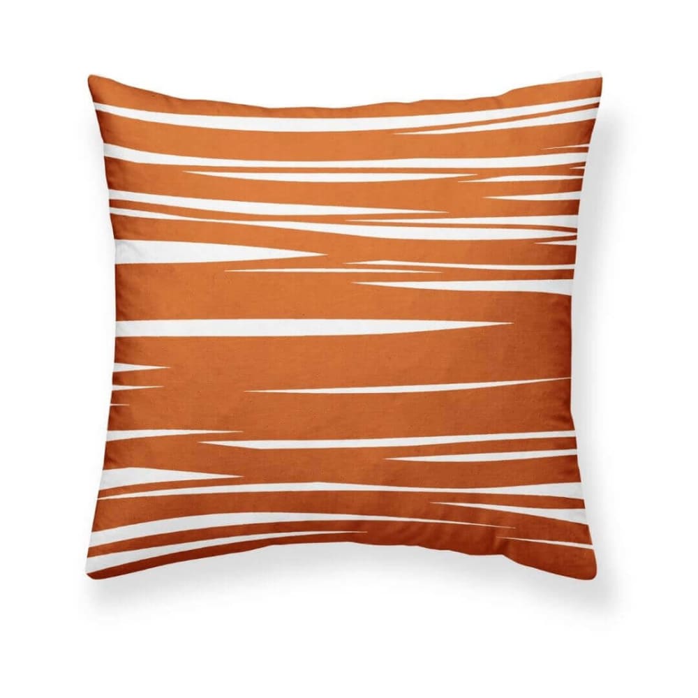 Funda de cojín 100% algodón naranja 50x50cm
