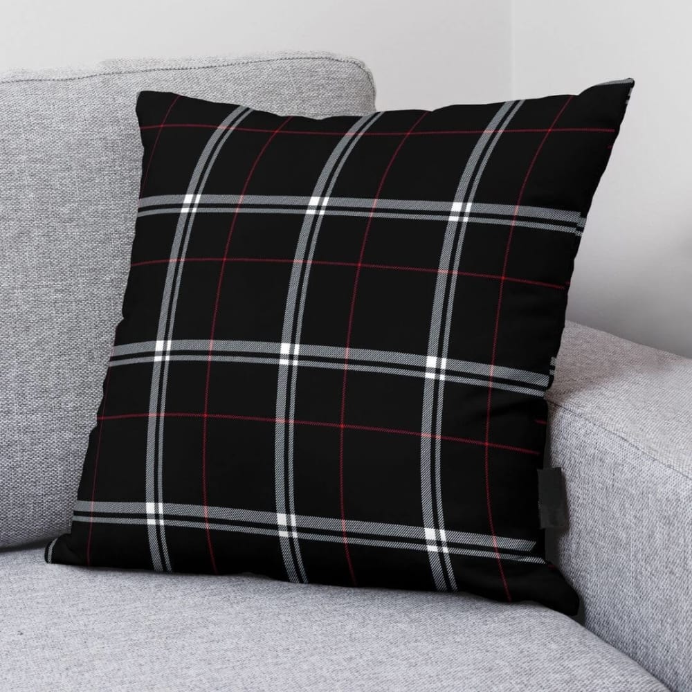 Funda de cojín 100% algodón negro 50x50cm - Maisons du Monde