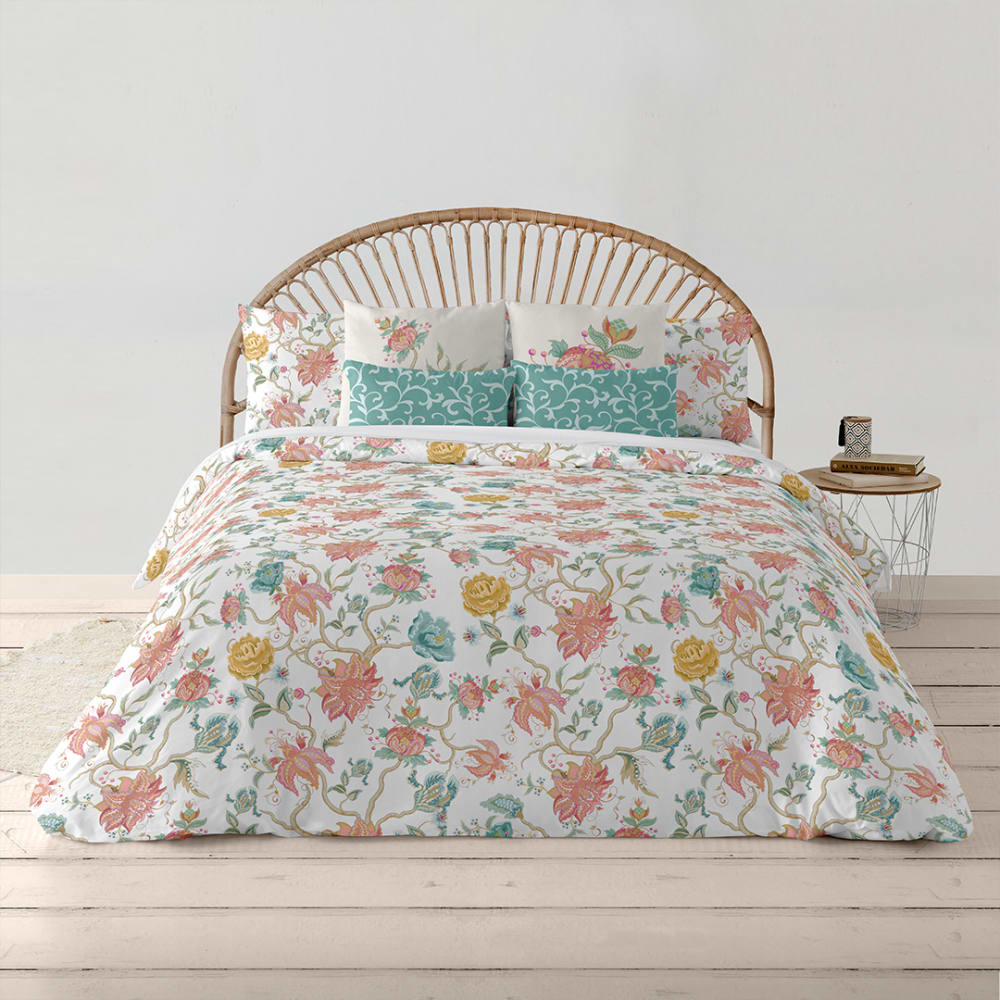 Funda de cojín 100% algodón multicolor 50x50cm - Maisons du Monde
