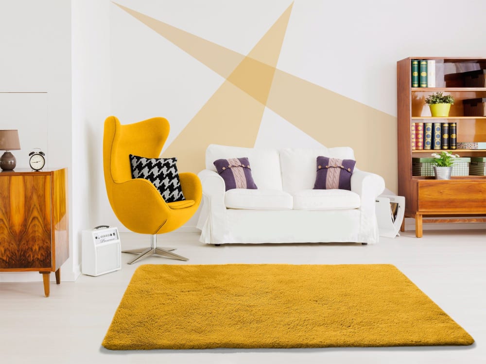 Tapis moutarde, 60x100 cm — vue 3
