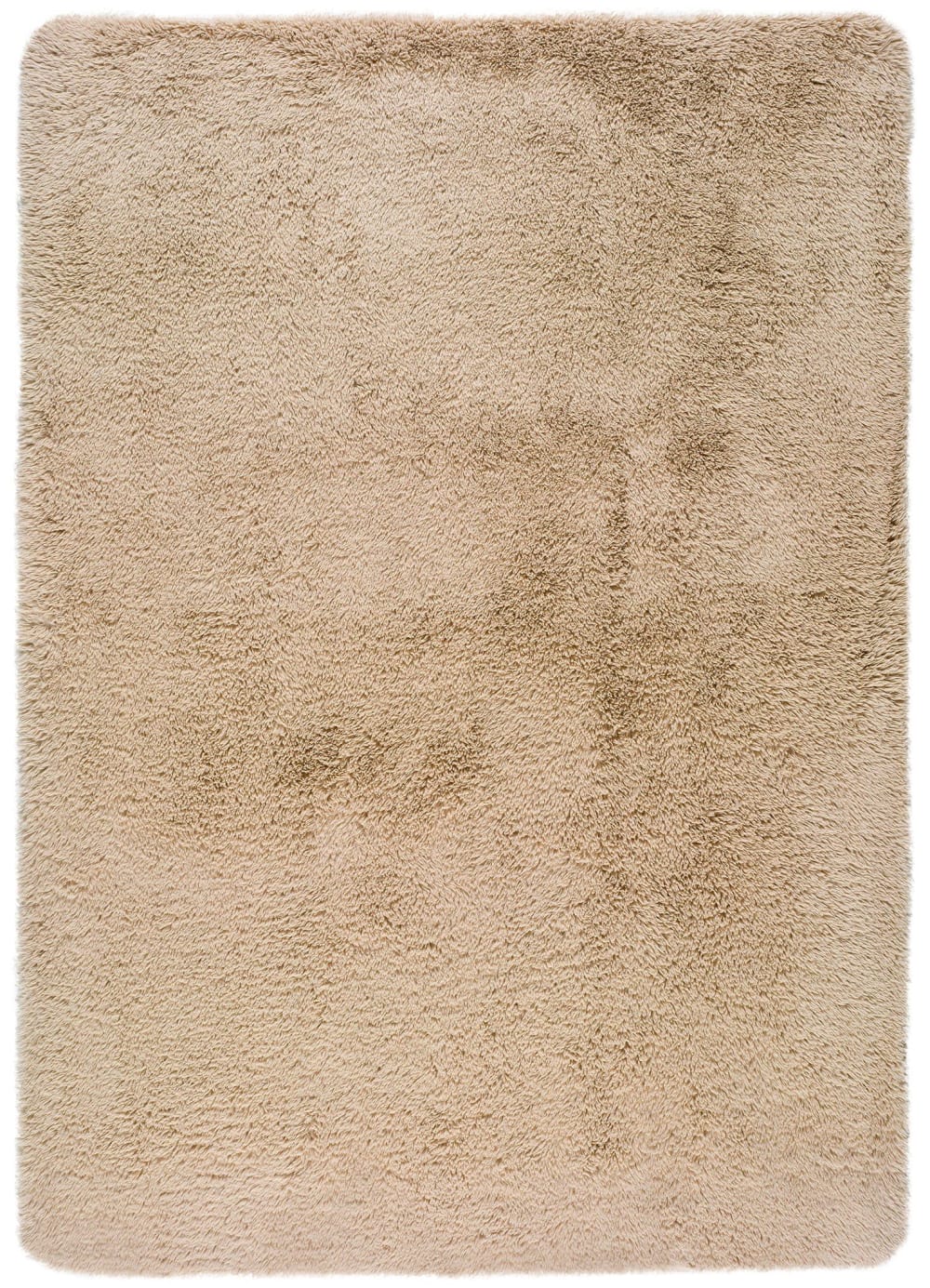 Alfombra de pie de cama lavable shaggy beige antideslizante 60x100 cm - Maisons du Monde