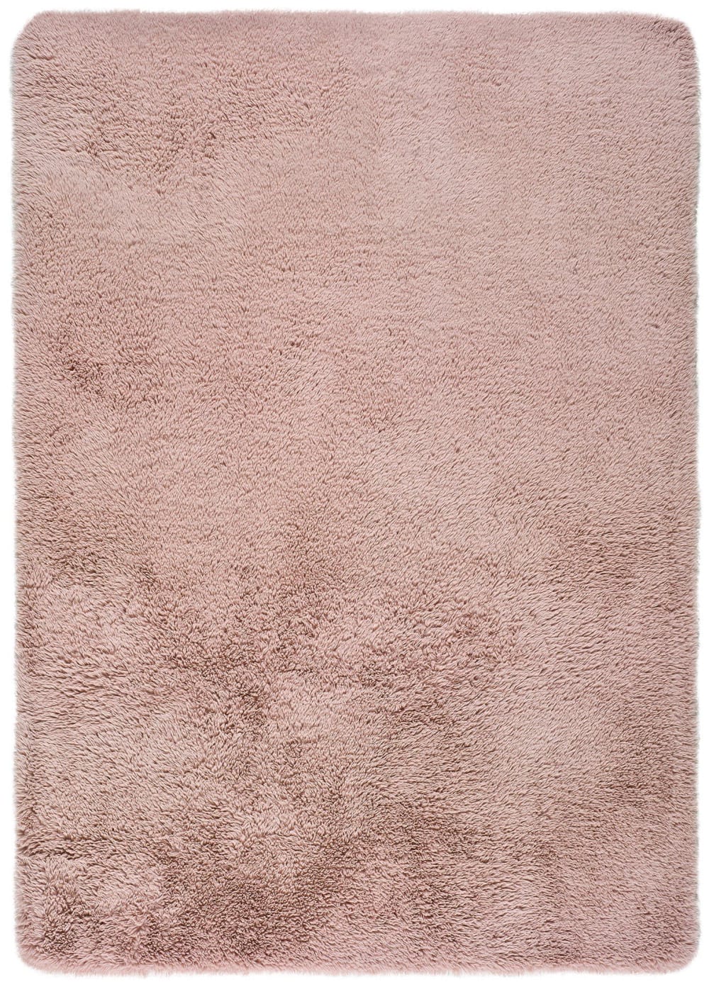 Alfombra de pie de cama lavable shaggy rosa antideslizante 60x100 cm