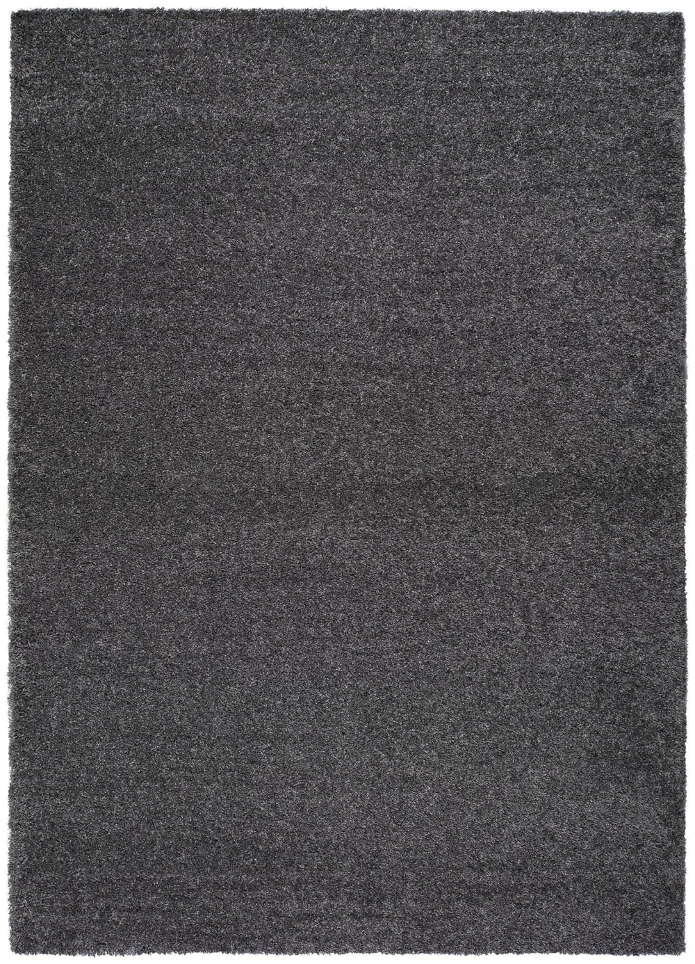 Atticgo Schlafzimmerteppich, Einfarbiger, anthrazit, 57x110 cm style modern Grau Öko-Tex Zertifikat Pp - Polypropylen