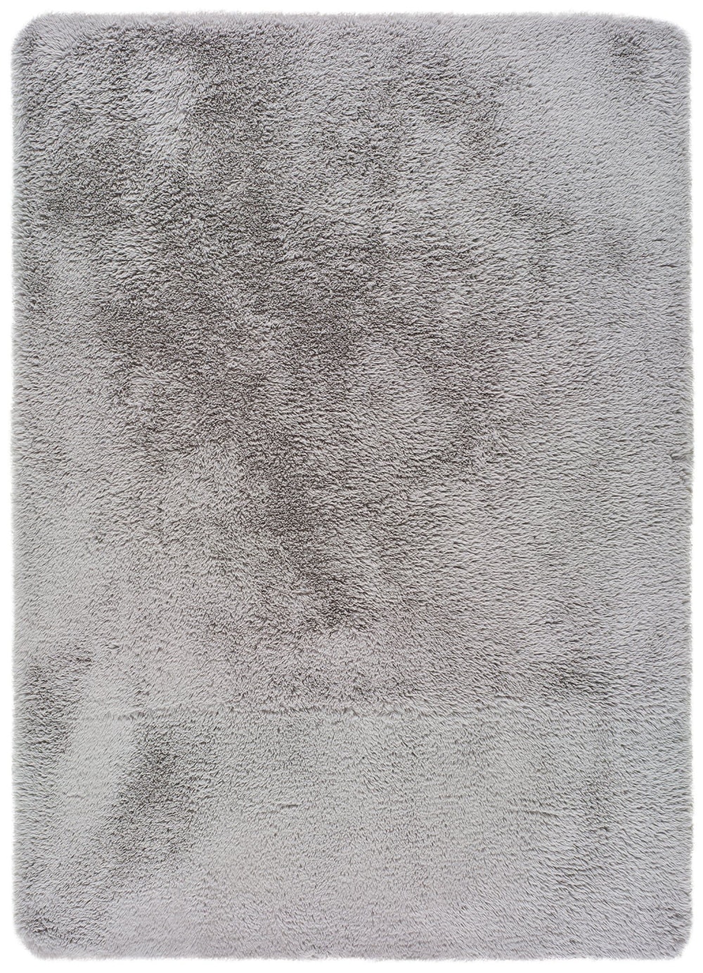 Alfombra lavable shaggy gris 200x290 cm