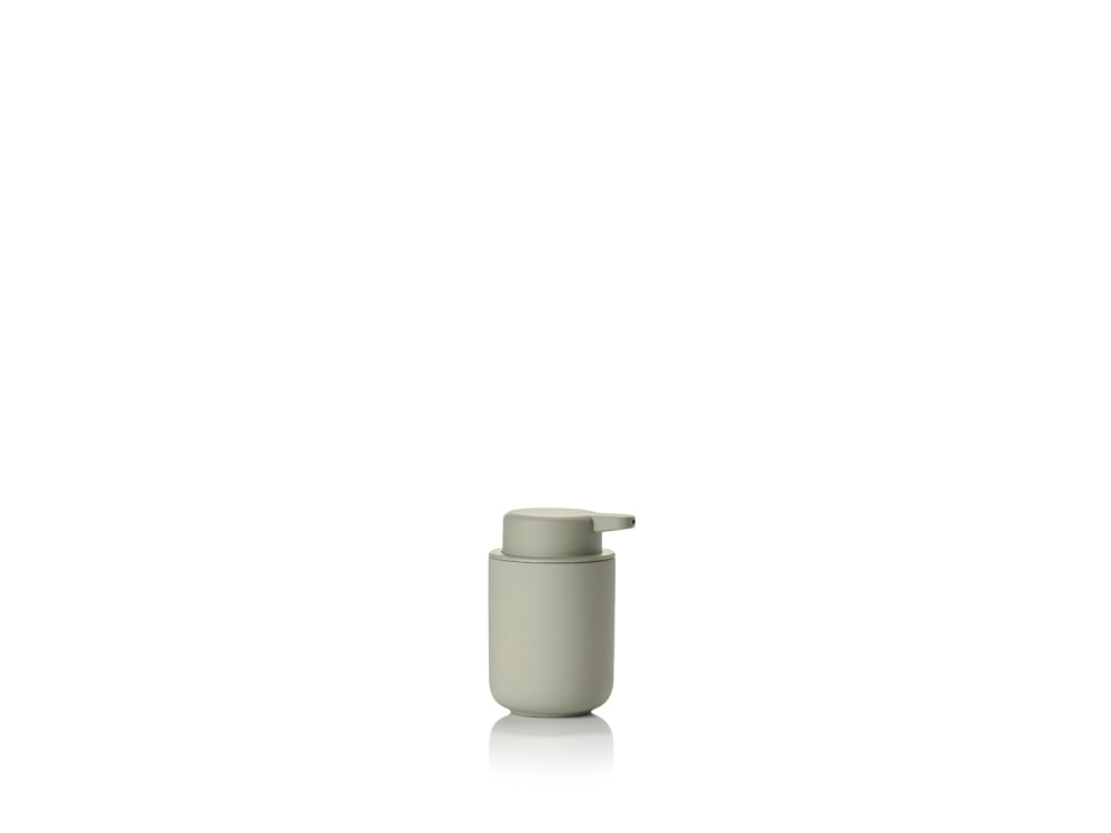 Zone Denmark Distributeur de savon en argile vert pistache style classique chic - Pierre