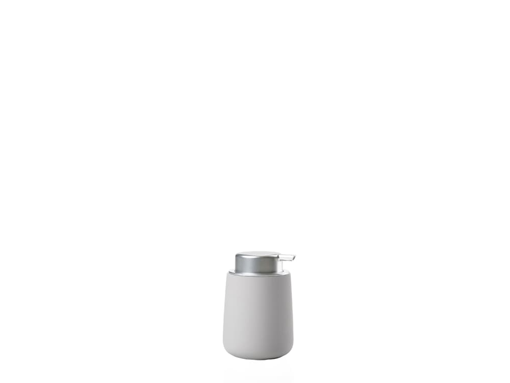 Zone Denmark Distributeur de savon en porcelaine gris clair style classique chic