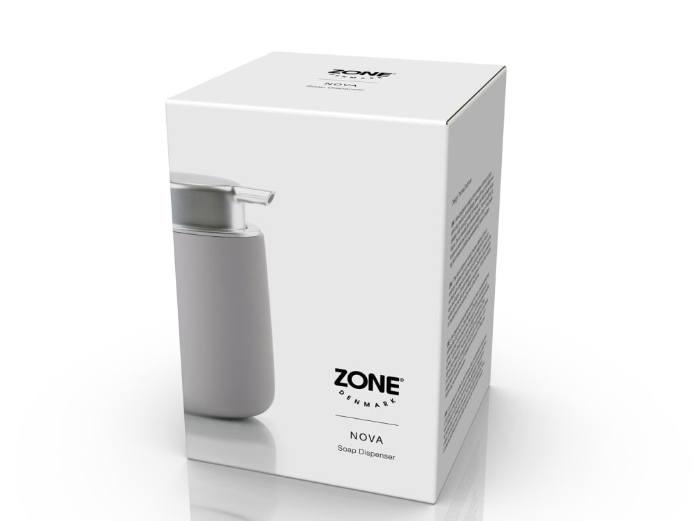 Distributeur de savon en porcelaine gris clair - Maisons du Monde