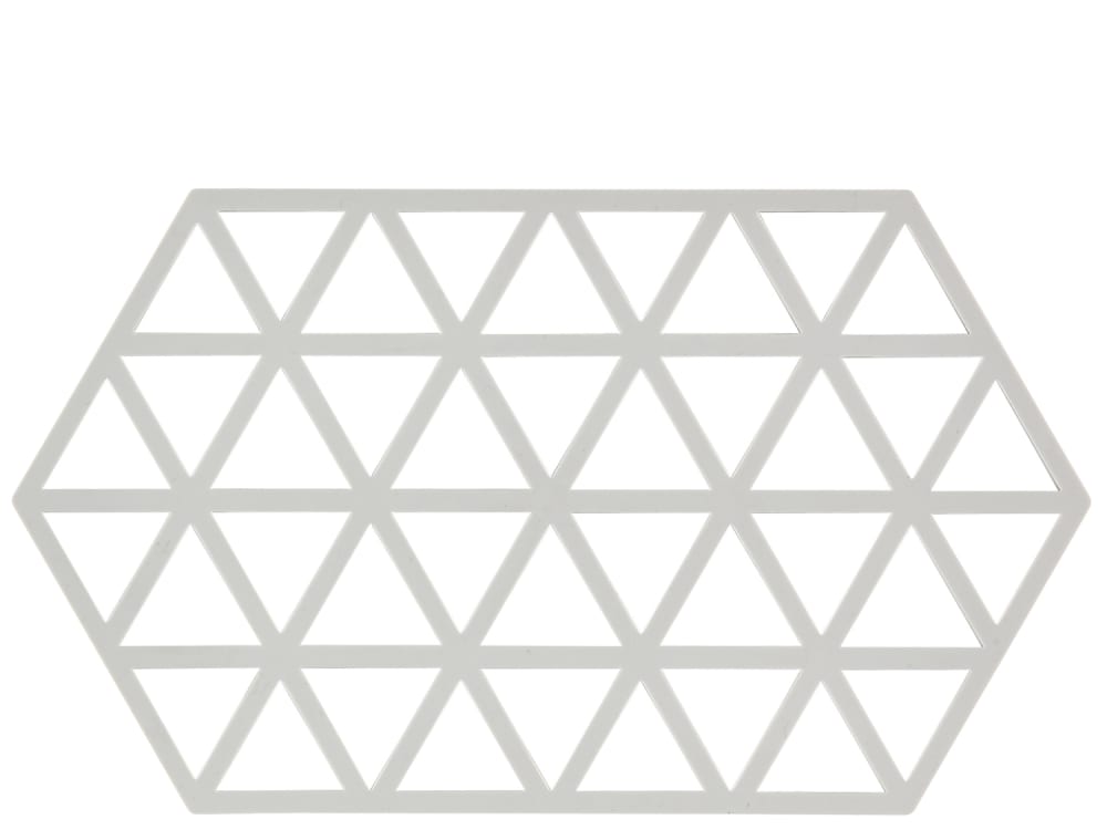 Dessous de plat design en silicone beige gris 24x14cm - Maisons du Monde