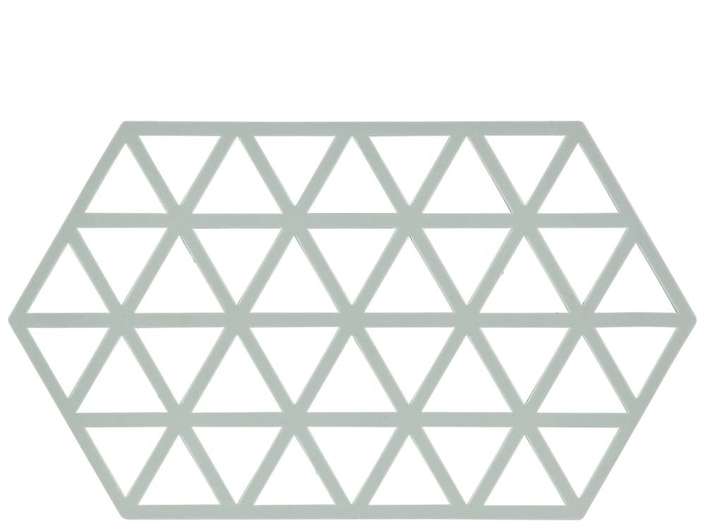 Dessous de plat design en silicone vert olive 24x14cm - Maisons du Monde