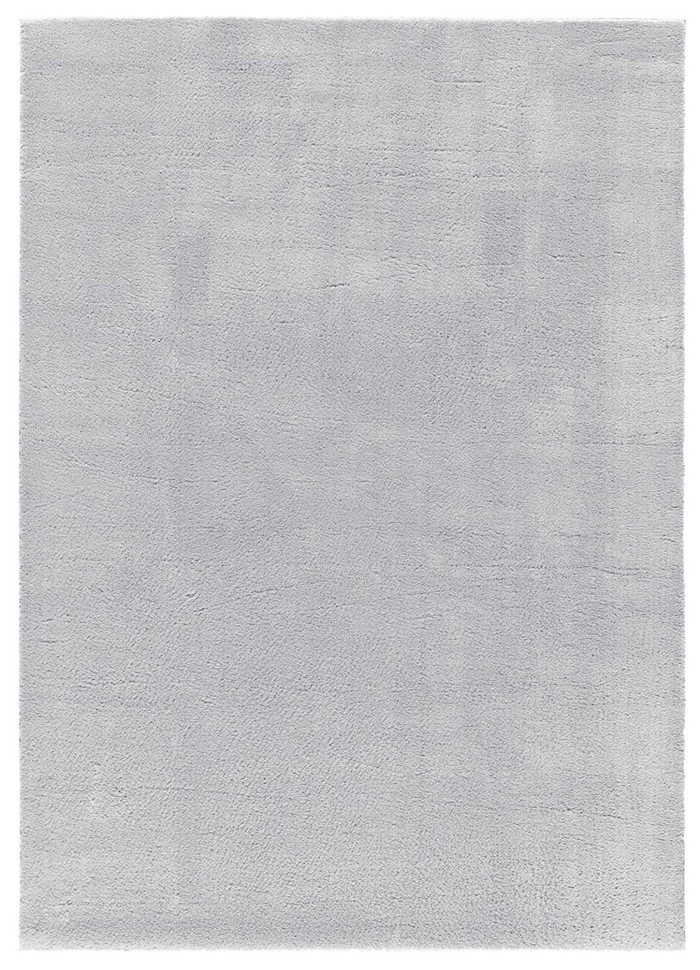 Alfombra lavable gris antideslizante 120x170 cm