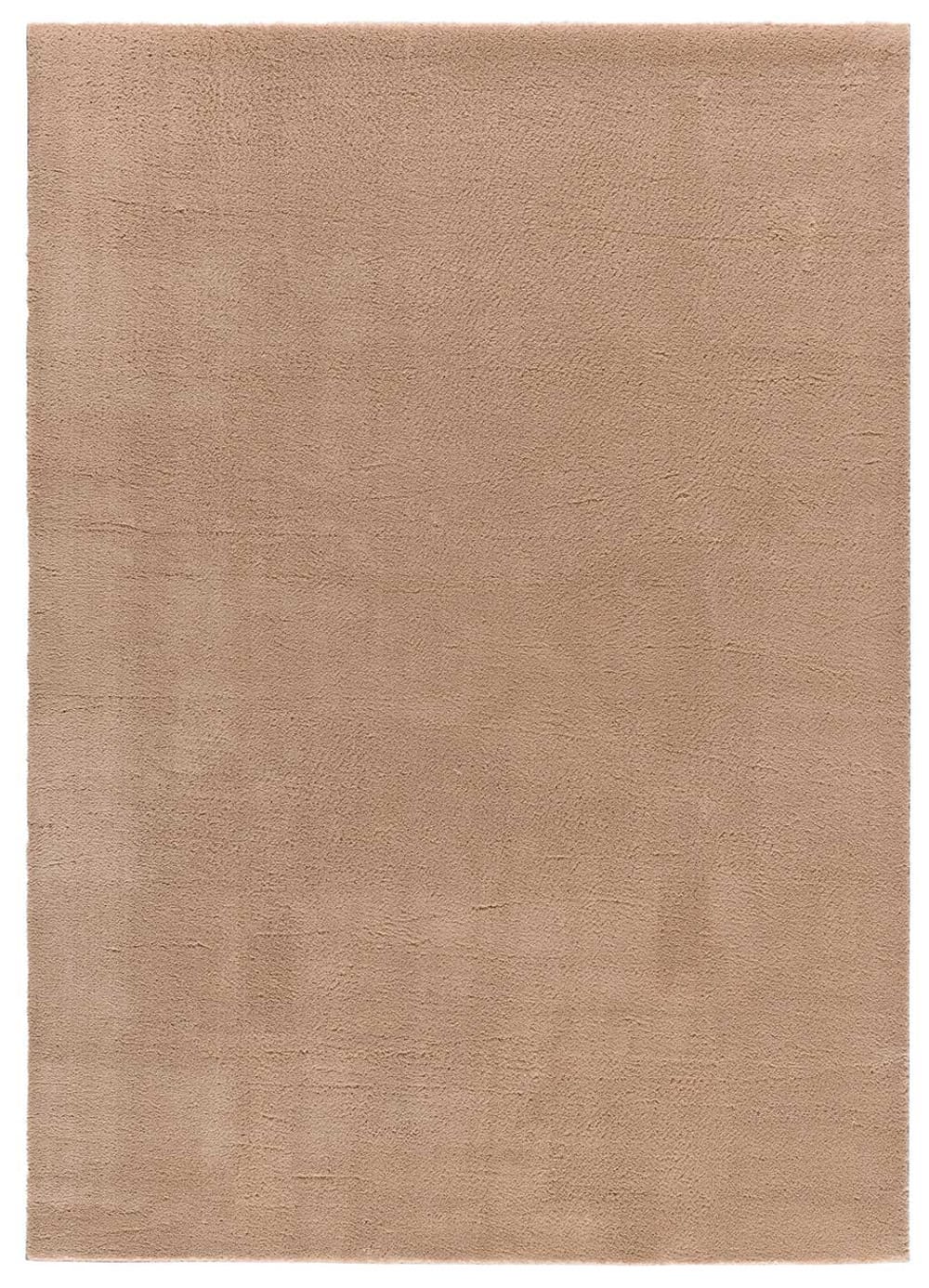 Atticgo Waschbarer Teppich Einfarbig Beige, rutschfest, 120x170 cm style modern Beige Öko-Tex Zertifikat Pes - Polyester