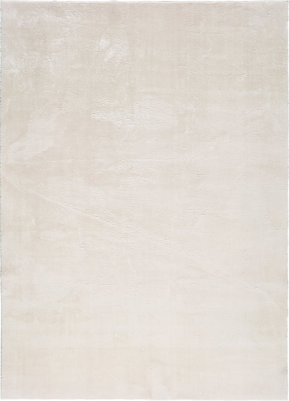 Atticgo Waschbarer Teppich Einfarbig Weiß, rutschfest, 160x230 cm style modern Weiß Öko-Tex Zertifikat Pes - Polyester
