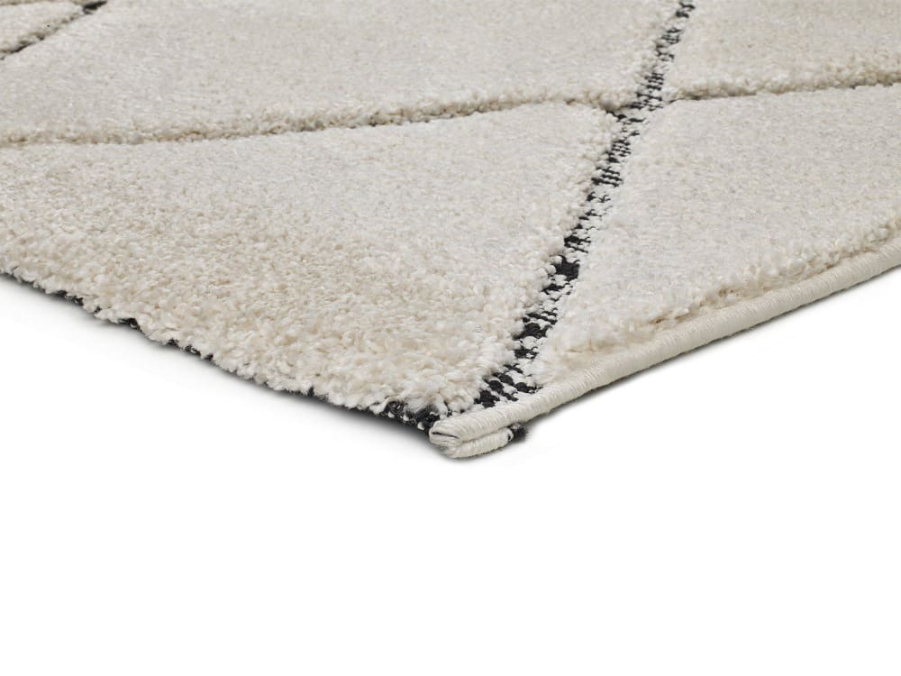 Tapis double hauteur noir et blanc 160x230 cm — vue 4