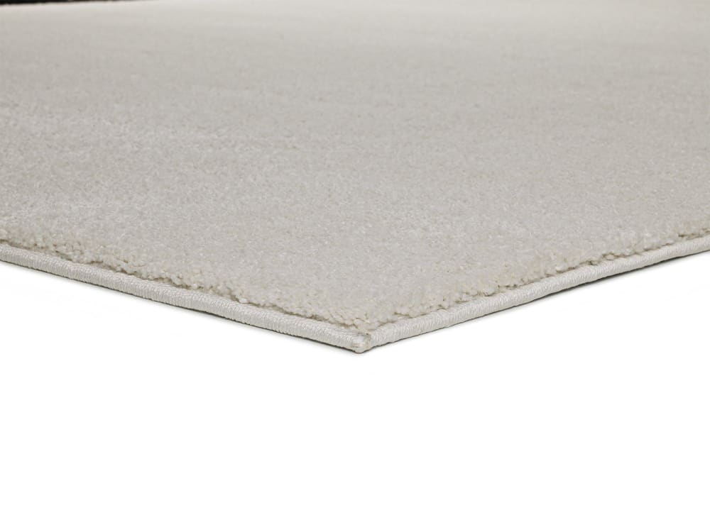 Tapis uni blanc 140x200 cm — vue 4