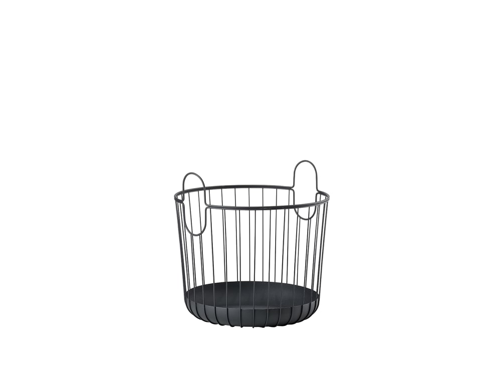 Panier en fer noir