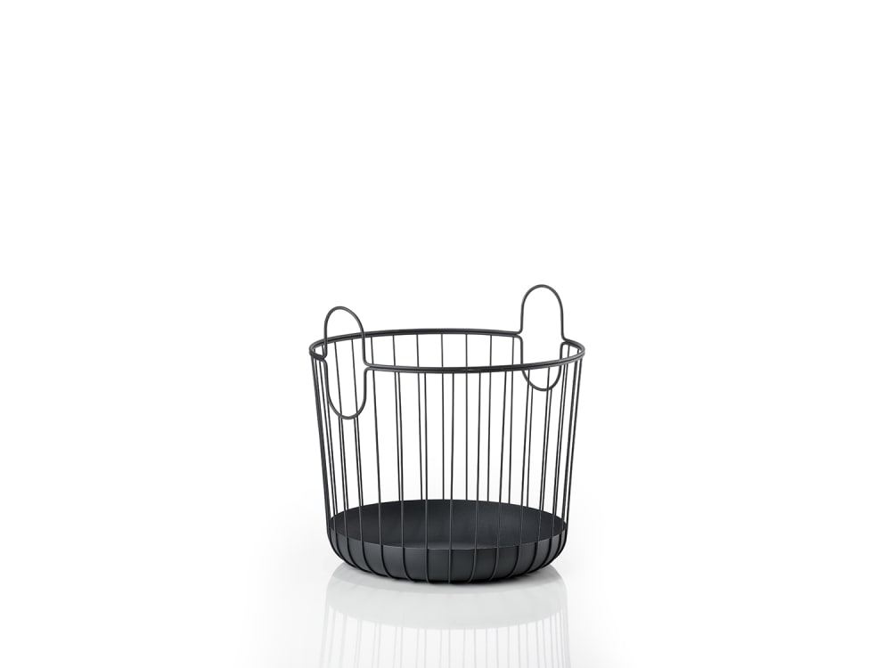 Panier en fer noir - Maisons du Monde