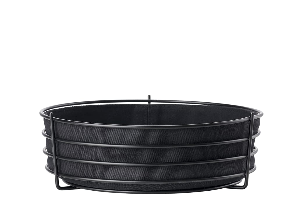 Zone Denmark Panier en coton noir style classique chic