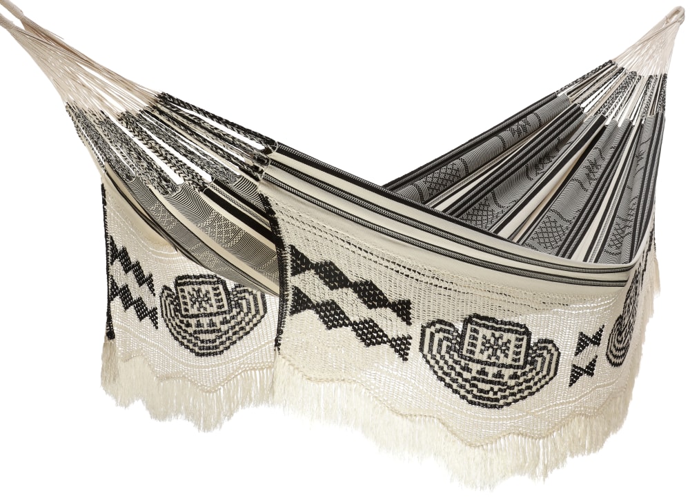 Sombrero - Hamaca Premium in teli extra finos - Grigio - Acrilico