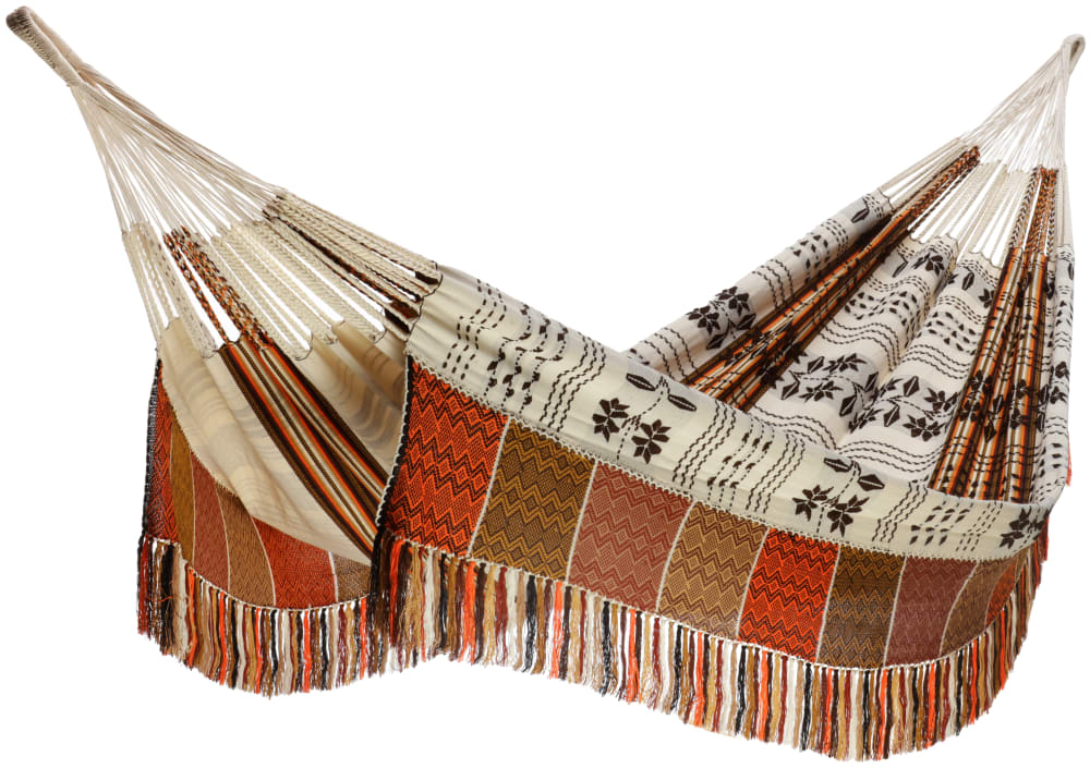 Amaca doppia etnica colombia - crudo - Beige - Acrilico