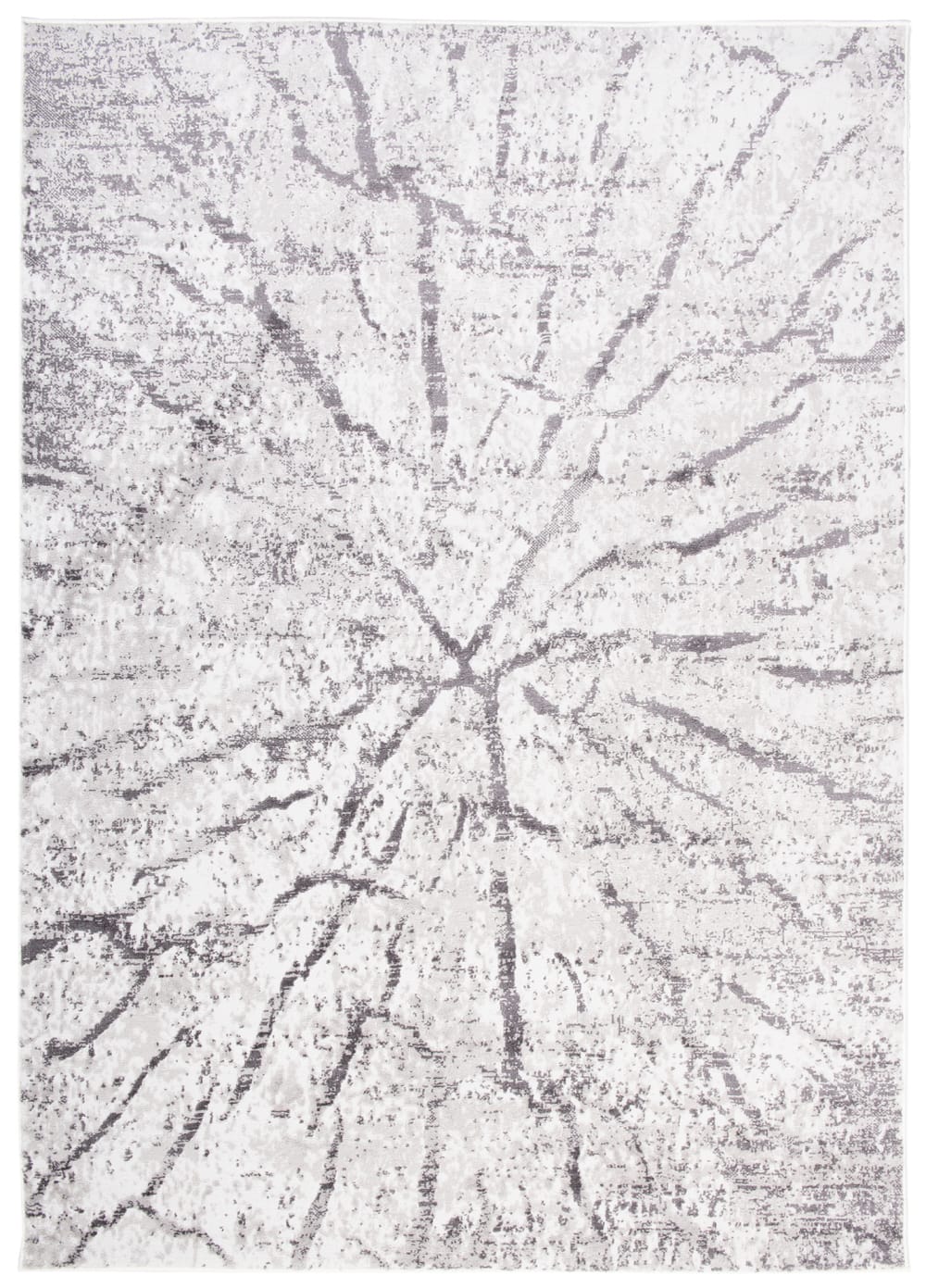 Alfombra de salón beige crema gris vintage suave 160 x 220 cm