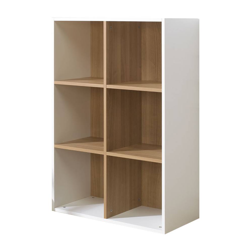 Rangement 6 cases en panneaux de particules