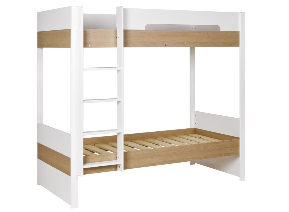 Lit superposé 90x200 PRADO Blanc