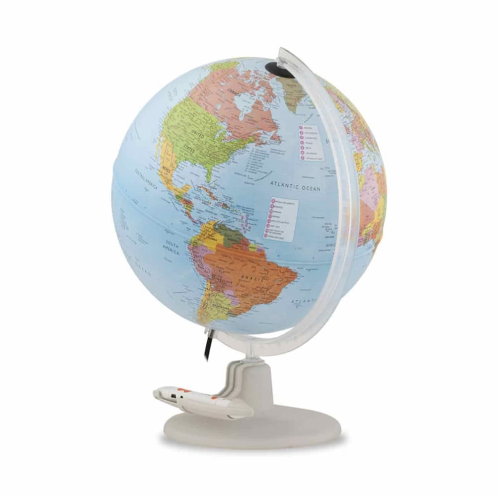 Globe terrestre 30 cm interactif textes en français - Maisons du Monde
