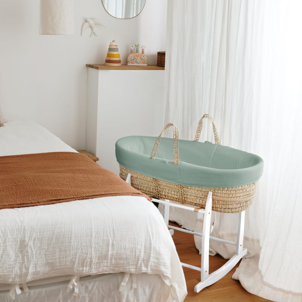 Babytragekorb mit weißem Gestell - Maisons Du Monde