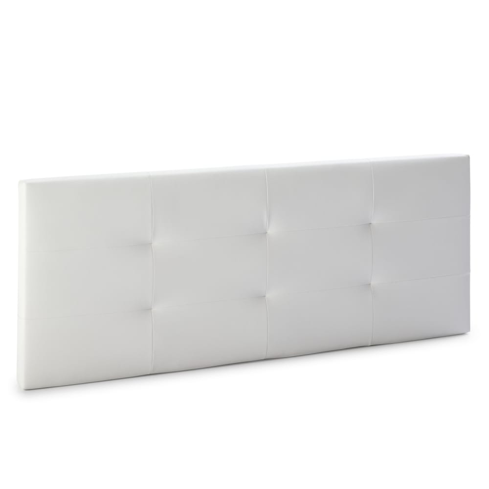 Tête de lit 140x60 cm blanc, cuir synthétique