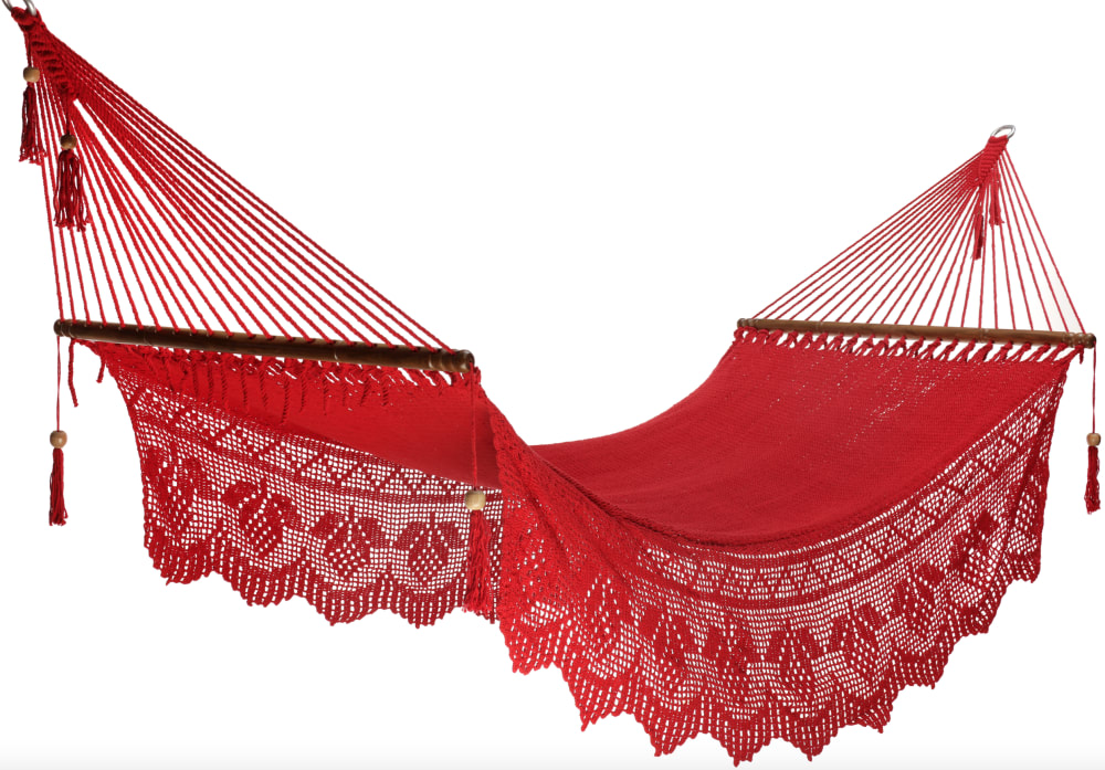 Hamac à barre Deluxe Chinandega L Rouge