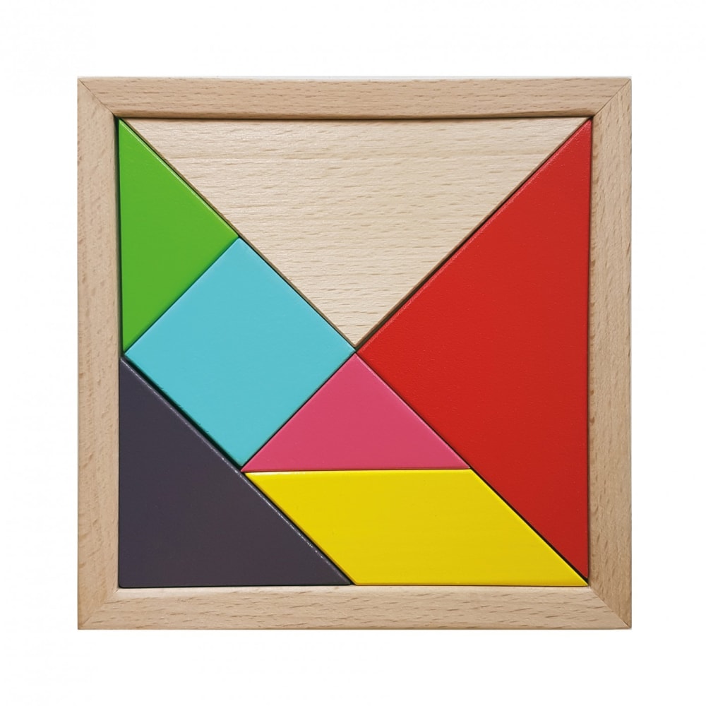 Jeu en bois tangram