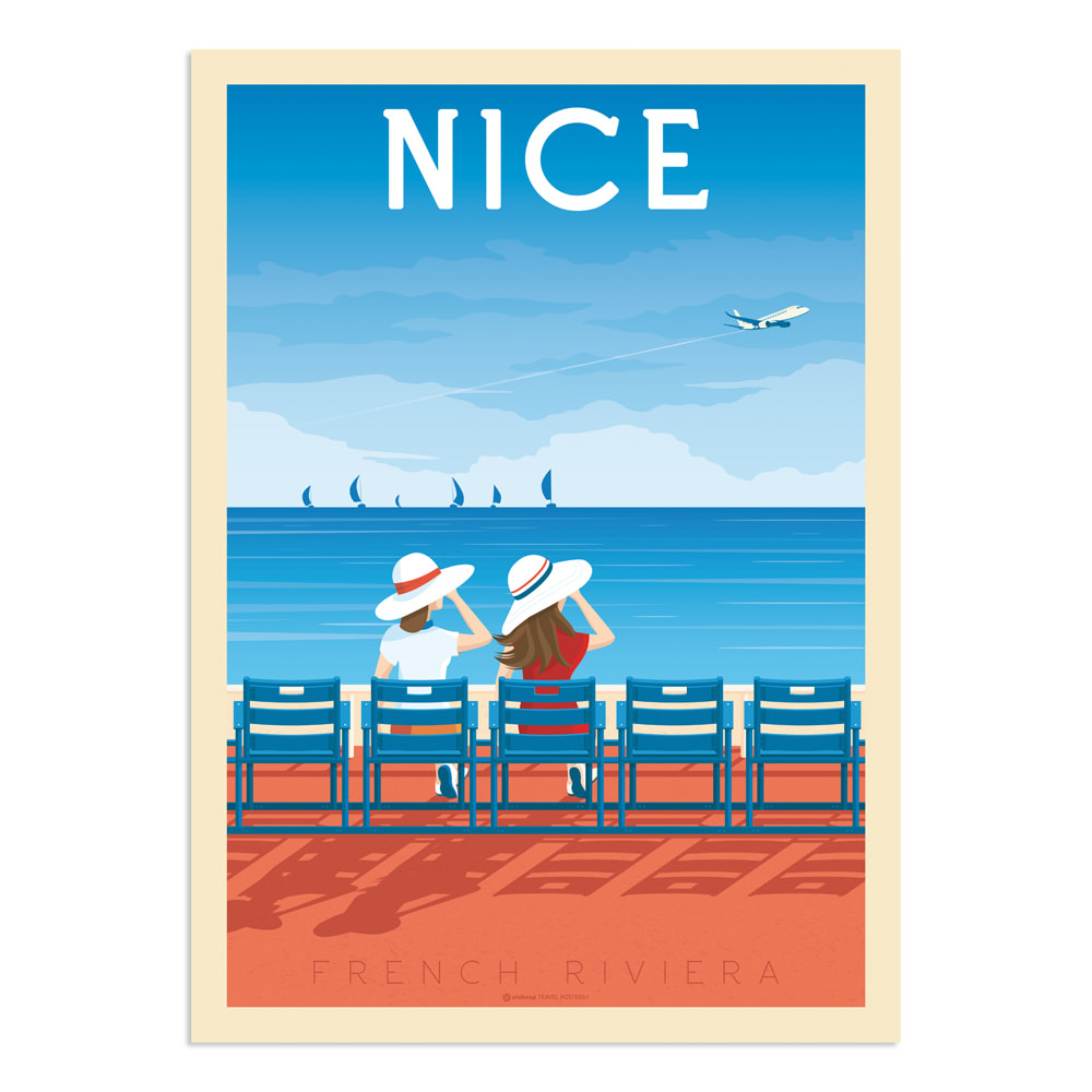 Affiche Nice  21x29,7 cm